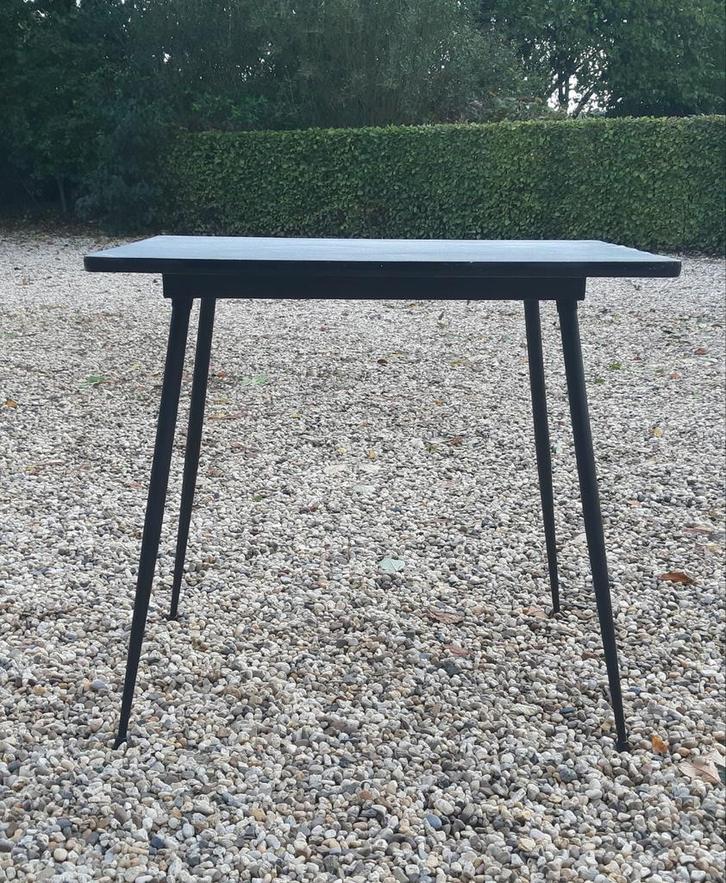 Formica keukentafel 80 x 60 x 74 x hoog REFURBISCHED, Caravans en Kamperen, Kampeermeubelen, Zo goed als nieuw, Campingtafel, Ophalen