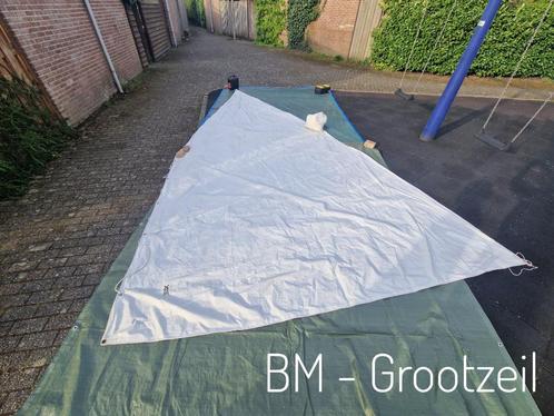 Grootzeil en Fok BM - Gebruikt, Watersport en Boten, Zeilen en Zeiltoebehoren, Gebruikt, Grootzeil, Minder dan 15 m², 3 tot 6 meter