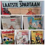6 Oude Stripboeken Comics Asterix Spartaan Klarinet, Meerdere comics, Gelezen, Ophalen