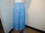 Stine Goya pracht rok hemels blauw in print soort ophaal S, Kleding | Dames, Zo goed als nieuw, Stine Goya, Maat 36 (S), Onder de knie