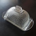 Prachtige vintage glazen kaasstolp Royal Leerdam, Antiek en Kunst, Ophalen of Verzenden