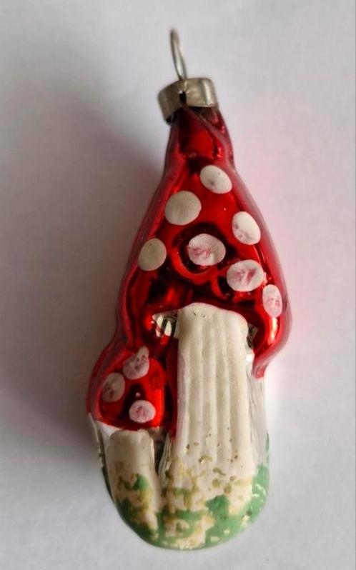 Oude Kerstbal Paddestoelen, Diversen, Kerst, Zo goed als nieuw, Ophalen of Verzenden