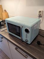 ETNA SMV620 Retro Microwave - Turquoise, Witgoed en Apparatuur, Magnetrons, Vrijstaand, Zo goed als nieuw, 45 tot 60 cm, Ophalen