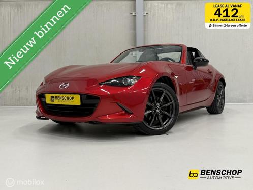 Mazda MX-5 RF 2.0 SkyActiv-G 160 GT-M Leer Navi PDC Cruise S, Auto's, Mazda, Te koop, MX-5 RF, ABS, Airbags, Airconditioning, Alarm