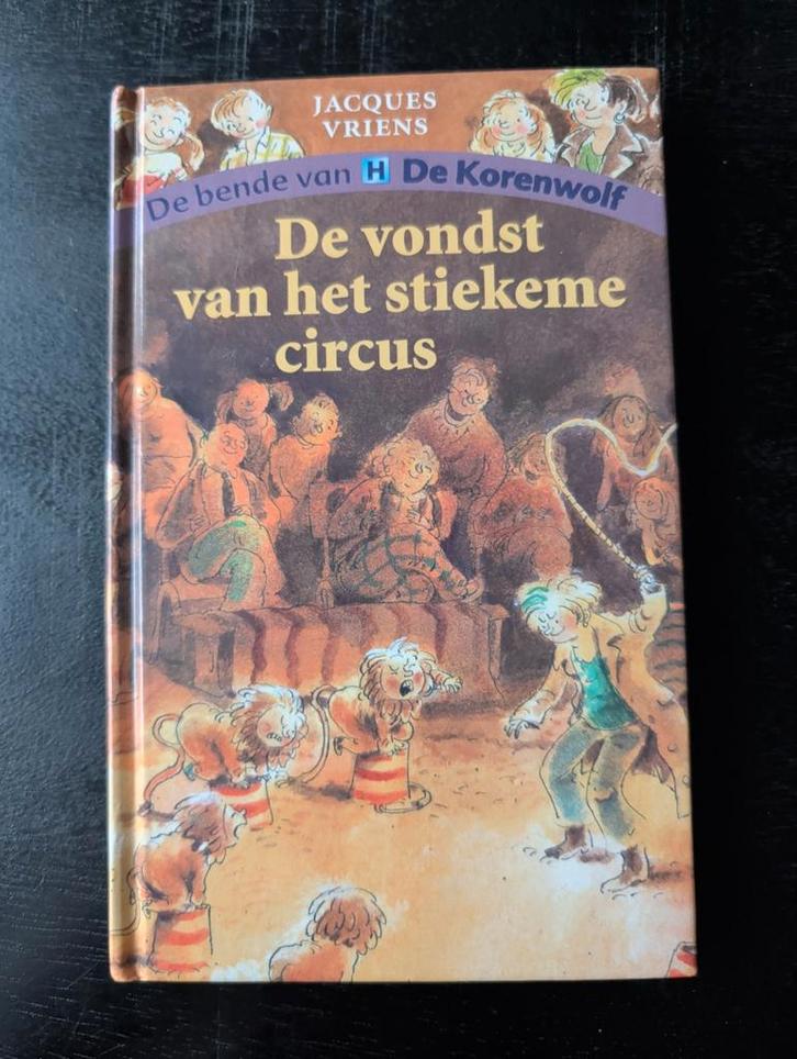 Jacques Vriens - De vondst van het stiekeme circus avi 8, Boeken, Kinderboeken | Jeugd | onder 10 jaar, Zo goed als nieuw, Fictie algemeen