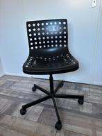 Bureaustoel + Bureau met ijzeren onderstel, Ophalen, Gebruikt, Zwart, Bureaustoel