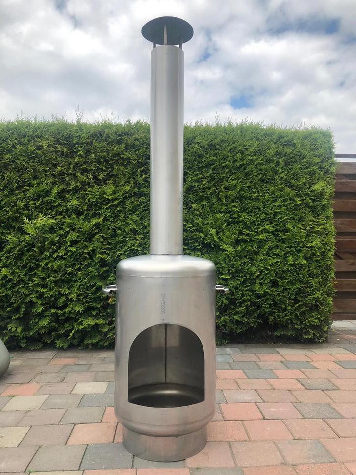 rvs tuinkachel terrashaard buitenhaard tuinhaard haard, Tuin en Terras, Terrasverwarmers, Nieuw, Ophalen