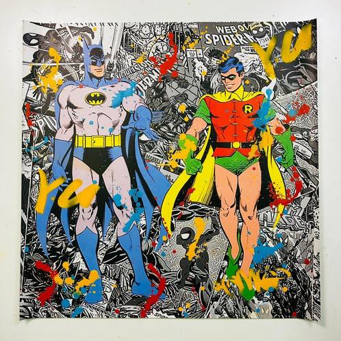 Batman & Robin TALION (1989) Techniek: Gemengde techniek, Verzamelen, Posters, Zo goed als nieuw, Film en Tv, Deurposter of groter