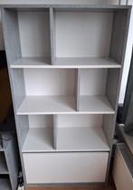 JYSK Boekenkast BILLUND 1 lade 3 schappen wit/beton, Ophalen, Gebruikt, 50 tot 100 cm, 150 tot 200 cm