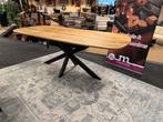 Eettafel Deens vlak tafelblad Mango 210 Direct/Leverbaar7226, Huis en Inrichting, Tafels | Eettafels, #Eettafel#Verjongd#Deens#Mango#Vlak#Kruispoot