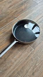 Royal Van Kempen & Begeer Hapjespan 28cm, Ophalen of Verzenden, Zo goed als nieuw, Rvs, Keramische plaat