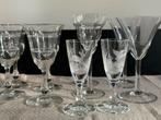 10 antieke Likeurglaasjes kristal, Ophalen of Verzenden