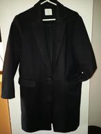 Tijdloze nette, zwarte jas tot boven de knie, Maat 38/40 (M), Primark, Zwart, Ophalen of Verzenden