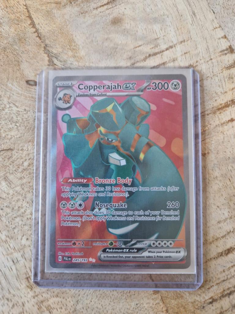 Copperajah ex 245/193 Paldea Evolved Pokémonkaart, Ophalen of Verzenden, Nieuw, Losse kaart, Foil