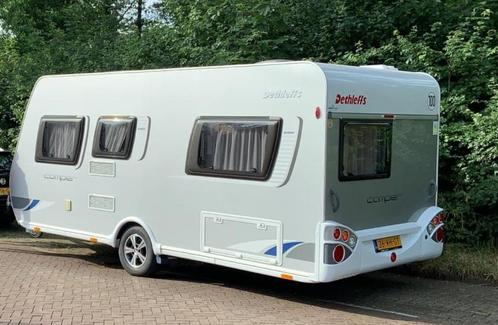 Dethleffs Camper 450 DB, Caravans en Kamperen, Caravans, Particulier, tot en met 4, 1000 - 1250 kg, Rondzit, Dethleffs, Frans bed