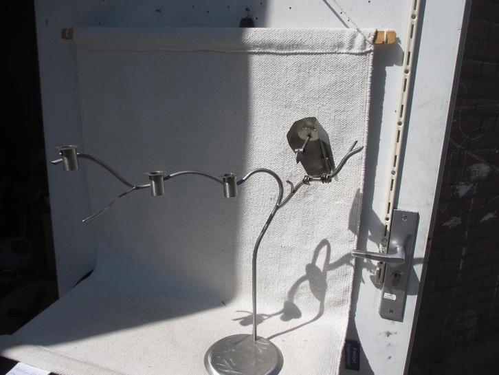 ZELDZAME Vintage BJART Veenendaal kandelaar '90, Antiek en Kunst, Antiek | Kandelaars, Koper of Brons, Ophalen of Verzenden