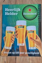 Nieuw Heineken reclamebord, Verzamelen, Biermerken, Ophalen of Verzenden, Nieuw, Reclamebord, Plaat of Schild, Heineken