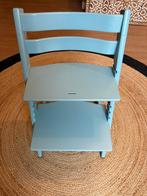 Stokke Tripp Trapp Meegroeistoel - Aqua Blue, Ophalen, Gebruikt, Meegroeistoel, Aanschuifbaar