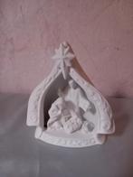 Bisque porseleinen kerststal, Verzamelen, Beelden en Beeldjes, Ophalen of Verzenden, Zo goed als nieuw, Dier