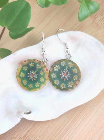 Millefiori oorbellen | nieuw  beschikbaar voor biedingen