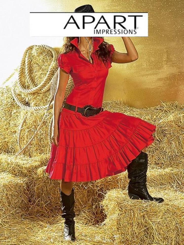 Elegante Lange Rode Jurk - Apart Impressions * Mt. 36 * ZGAN, Kleding | Dames, Jurken, Zo goed als nieuw, Maat 36 (S), Rood, Onder de knie