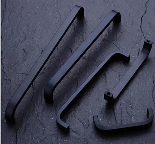 Mat zwarte handgrepen voor keuken en kasten 128 mm, Huis en Inrichting, Keuken | Keukenbenodigdheden, Nieuw, Ophalen of Verzenden