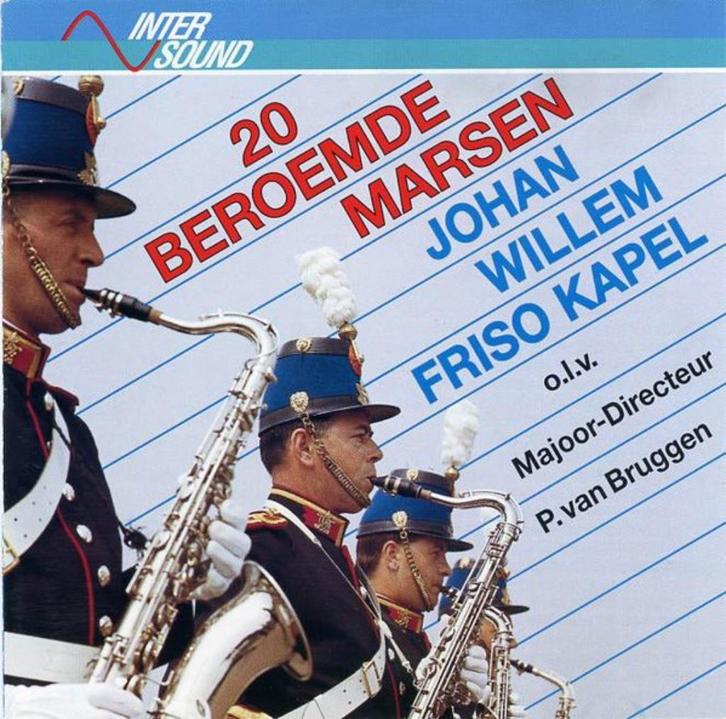 cd van Johan Willem Friso Kapel, Majoor-Directeur P. van Bru, Cd's en Dvd's, Cd's | Instrumentaal, Zo goed als nieuw, Verzenden
