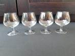 4 Cognac glaasjes, Glas of Glazen, Nieuw, Ophalen of Verzenden, Glas