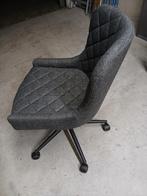 Jysk bureau stoel.  Bureaustoel. Antraciet,  bijna nieuw., Huis en Inrichting, Stoelen, Ophalen, Zo goed als nieuw, Eén, Stof