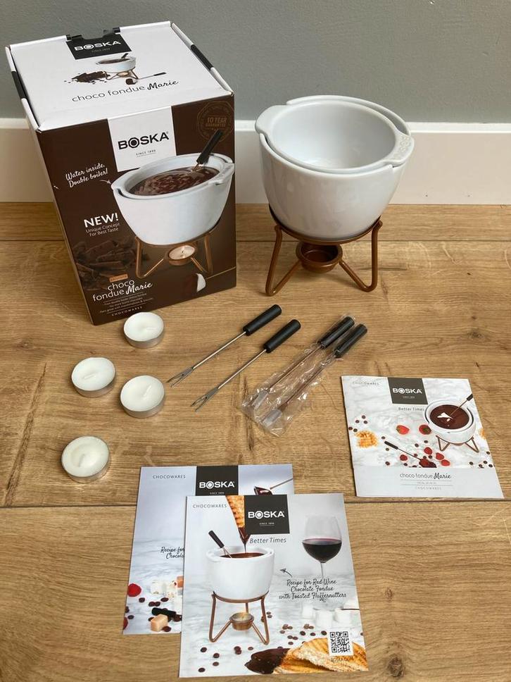 ==Nieuw==Boska Fondue pan set, Witgoed en Apparatuur, Fonduesets, Nieuw, Fondueset, Brander, Ophalen of Verzenden