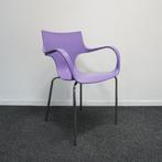 Jim Design Stoelen | Kantine stoelen | Tuinstoelen | Lila, Huis en Inrichting, Stoelen, Kunststof, Gebruikt, Overige kleuren, -