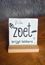 Tegeltje met tekst,  tegeltje, Sinterklaas cadeautjes, tegel, Ophalen of Verzenden, Nieuw
