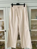 Broek Palazzo wide leg beige PU leer Maat 42 zgan, Kleding | Dames, Beige, Maat 42/44 (L), Ophalen of Verzenden, Zo goed als nieuw