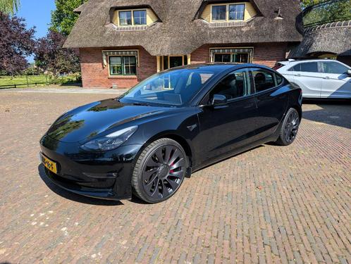 Tesla Model 3 Performance 2022 Garantie 513 pk Zwart, Auto's, Tesla, Particulier, Model 3, 360° camera, 4x4, ABS, Achteruitrijcamera