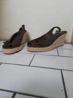 nieuwe bruine sleehakken wedges maat 41, Ophalen of Verzenden, Nieuw, Bruin