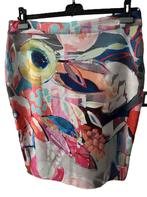 Lizzy & Coco rok Palm XL reversible blauw of roze, Overige kleuren, Verzenden, Maat 42/44 (L), Onder de knie