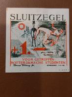 Sluitzegel Rotterdamse Studenten - Benno Wissing 1945, Ophalen of Verzenden, Na 1940