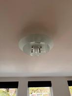 2 ronde matglas design plafoniers, Huis en Inrichting, Lampen | Plafondlampen, Ophalen of Verzenden, Zo goed als nieuw