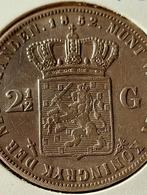 2.5 gulden 1852, Postzegels en Munten, Munten | Nederland, Koning Willem III, Zilver, Ophalen of Verzenden, Losse munt