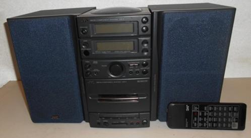 JVC Micro audio set UX-1 als nw incl.boxen en AB, Audio, Tv en Foto, Stereo-sets, Zo goed als nieuw, Cassettedeck, Cd-speler, Tuner of Radio