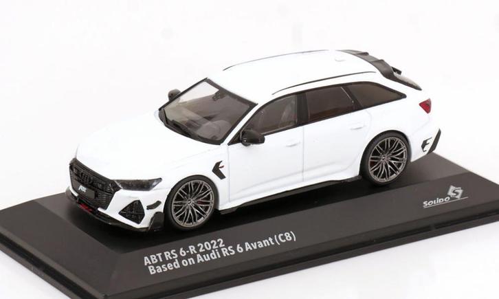 Solido 1:43 Audi RS 6-R 2022 wit ( Based on Audi RS 6 Avant, Hobby en Vrije tijd, Modelauto's | 1:43, Nieuw, Auto, Solido, Ophalen of Verzenden