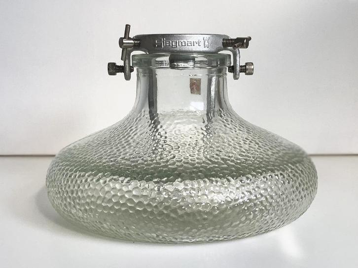 Retro kerstboomstandaard Siegwart glas Zwitserland jaren 60, Antiek en Kunst, Antiek | Glas en Kristal, Verzenden