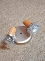 Lamp opbouwspot, Retro strak, Gebruikt, Metaal of Aluminium, Ophalen of Verzenden