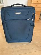 Blauwe Samsonite handbagage koffer, 50 tot 60 cm, Hard kunststof, Zo goed als nieuw, 35 tot 45 cm