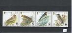 Vogels wwf wnf Isle of man UK bedreigde diersoorten 2000, Postzegels en Munten, Postzegels | Thematische zegels, Ophalen of Verzenden