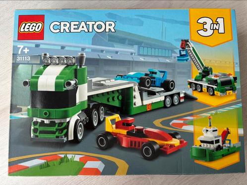 Lego Creator Raceauto Transporter 3in1: 31113 *Nieuw in doos, Kinderen en Baby's, Speelgoed | Duplo en Lego, Nieuw, Lego, Complete set