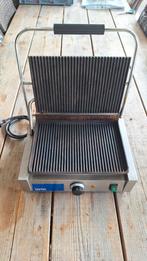 Catertech professionele panini grillplaat grilijzer bakijzer, Ophalen, Gebruikt, ., Tafelgrill