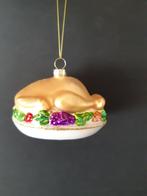 Kalkoen op schaal Kerstornament Glas, Diversen, Verzenden, Nieuw