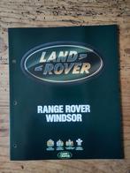 Range Rover Classic Windsor Limited Edition V8 1992/1993 (1), Ophalen of Verzenden, Gelezen, Overige merken