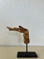 Oude benen Keris kris greep Mandau handle hornbill Indonesie, Ophalen of Verzenden